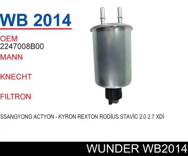 Filtr paliwa WB2014 Wunder