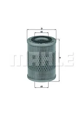 Filtr oleju OX159D Mahle Original