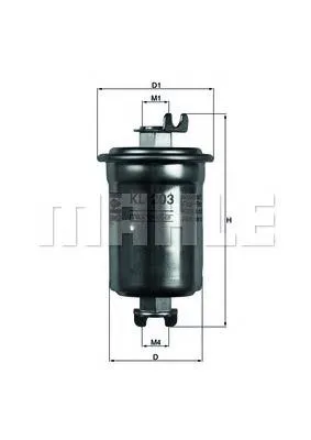 Filtr paliwa KL203 Mahle Original