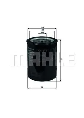 Filtr oleju OC326 Mahle Original