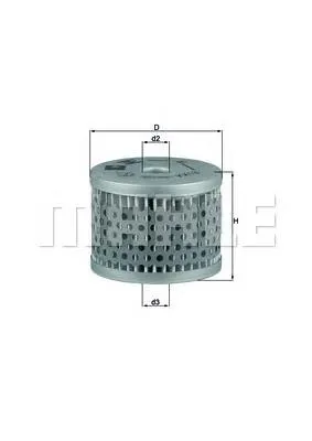 Filtr paliwa KX13 Mahle Original