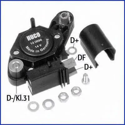 Regulator alternatora (przekaźnik ładowania) 130696 Huco