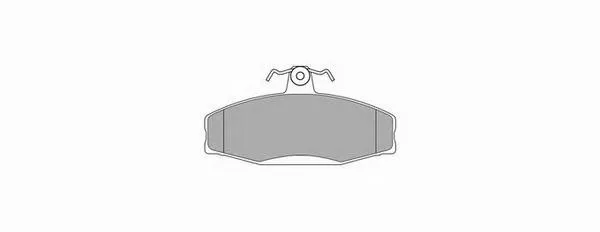 Klocki hamulcowe przednie tarczowe 955 Simer