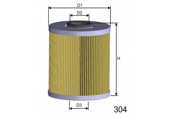 Filtr paliwa F106 Misfat