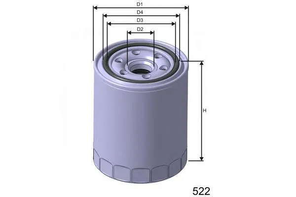 Filtr oleju Z461 Misfat