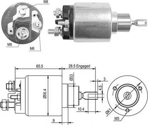 Elektromagnes rozrusznika SS0038 AS/Auto Storm