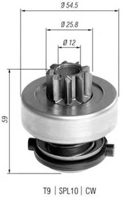Bendiks rozrusznika 1006209581 Bosch