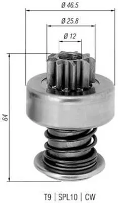 Bendiks rozrusznika 1006209473 Bosch