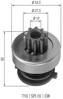 Bendiks rozrusznika 940113020166 Magneti Marelli