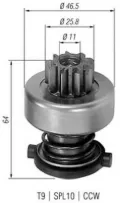 Bendiks rozrusznika Volkswagen Caddy 2KB, 2KJ, 2CB, 2CJ