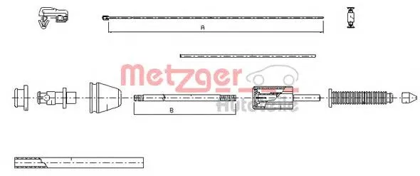 Linka gazu RM4316 Goodrem