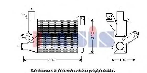 Chłodnica intercoolera 2246031 BMW