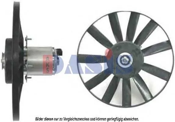 Wentylator elektryczny układu chłodzenia kompletny (silnik+wirnik) 5Q0121203BT VAG