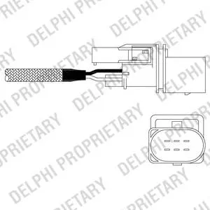 Sonda lambda czujnik tlenu przed katalizatorem 258007355 Bosch