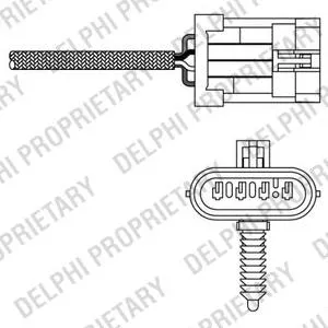 Sonda lambda, czujnik tlenu 9118698 General Motors