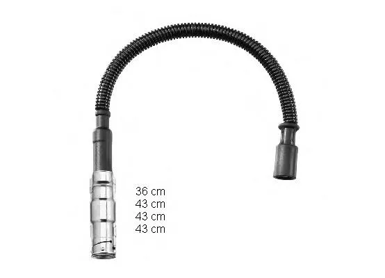 Zestaw przewodów wysokiego napięcia 941318111327 Magneti Marelli