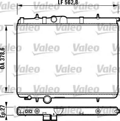 Chłodnica silnika 732906 VALEO