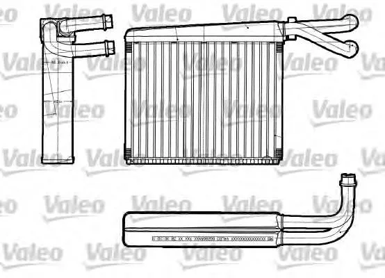 Chłodnica nagrzewnicy (ogrzewacza) tylna 812251 VALEO