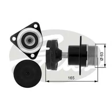Koło pasowe alternatora 5M5Q10D310AB Ford