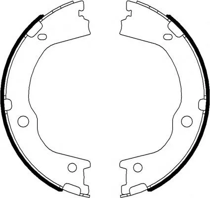 Klocki hamulca ręcznego 58305D3A00 Hyundai/Kia