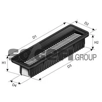 Filtr powietrza A1468 Purflux