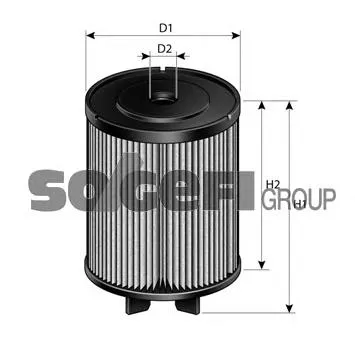 Filtr paliwa C810 Purflux