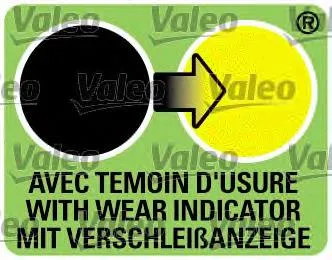 Pióro wycieraczki szyby przedniej kierowcy 567802 VALEO