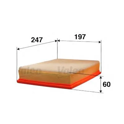 Filtr powietrza 585158 VALEO