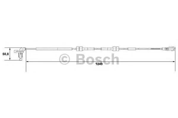 Czujnik ABS przedni 265007666 Bosch