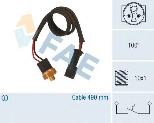 Czujnik temperatury płynu chłodzącego 3448879 Volvo