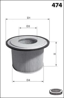 Filtr powietrza EL3906 Mecafilter