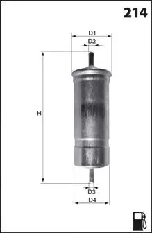 Filtr paliwa ELE6001 Mecafilter