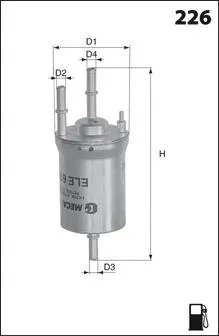Filtr paliwa ELE6101 Mecafilter