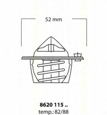 Termostat ZI5282 HKT