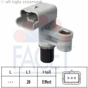 Czujnik położenia wałka rozrządu 19208W Peugeot/Citroen