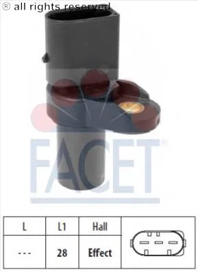 Czujnik położenia wału korbowego 7503140 BMW