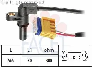 Czujnik prędkości 7700100008 Renault (RVI)
