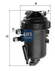 Obudowa filtra paliwa 1346387080 Fiat/Alfa/Lancia