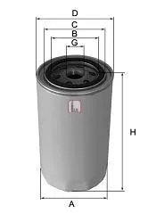 Filtr układu hydraulicznego S8600R Sofima