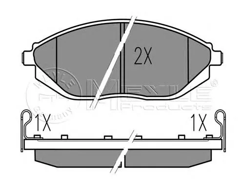 Klocki hamulcowe przednie tarczowe 42785996 General Motors
