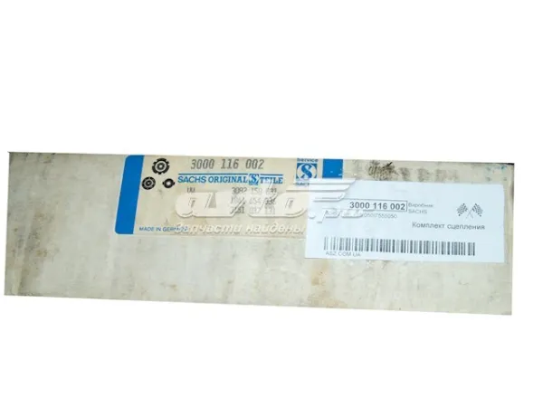 Zestaw sprzęgła (3 części) 3000116002 Sachs