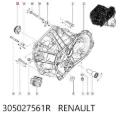 Łożysko wyciskowe sprzęgła Renault Clio KR01