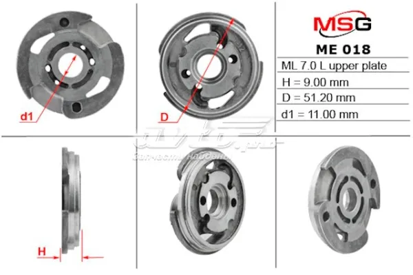 Zestaw naprawczy pompy wspomagania hydraulicznego Mercedes R W251