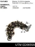 Mostek prostowniczy alternatora = Moster diodowy alternatora Mercedes CLK C209