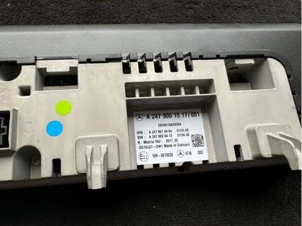 Wyświetlacz wielofunkcyjny A247900151780 Mercedes