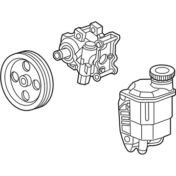 Pompa wspomagania hydraulicznego kierownicy 68225509AC Chrysler