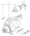 Elektromagnes rozrusznika Audi A6 4B2, 4B4