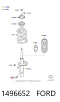 Śruba mocowania amortyzatora przedniego Ford Transit V347/8
