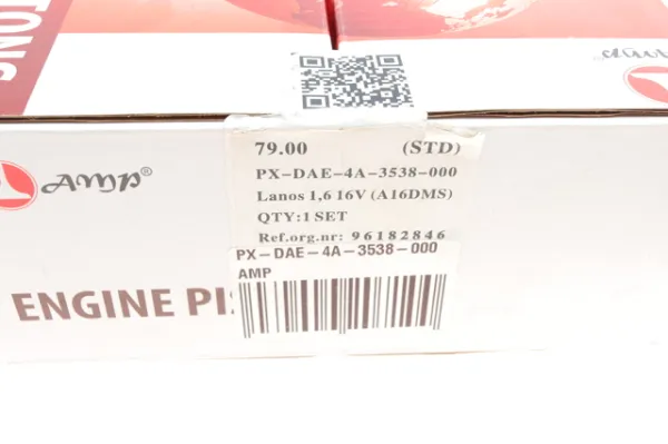 Tłok ze sworzniem bez pierścieni, STD PXDAE4A3538000 AMP/Paradowscy