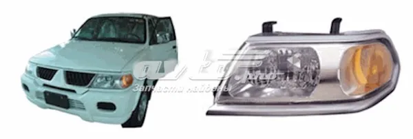 Reflektor lewy Mitsubishi Montero SPORT
